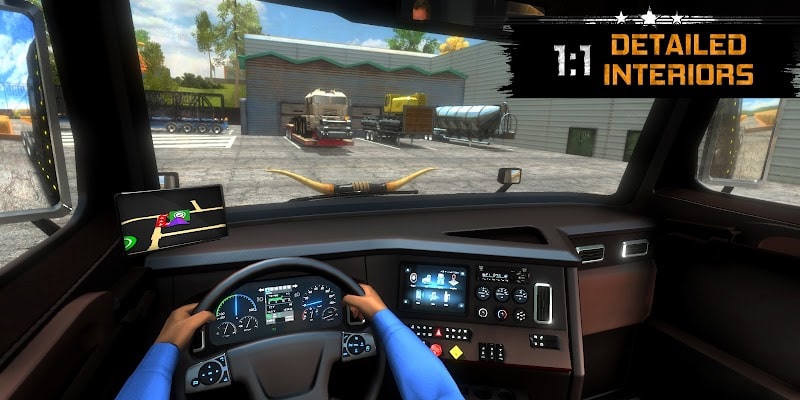 Download Truck Simulator Usa Revolution Mod Apk (Unlimited Money) For Android Truck Simulator Usa Revolution Detailed Graphics