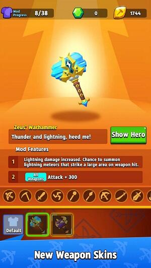 archero mod apk unlimited money and gems