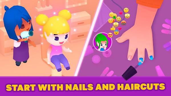 idle beauty salon mod apk