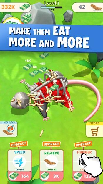 idle maggots mod apk