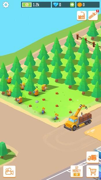 idle forest lumber mod apk