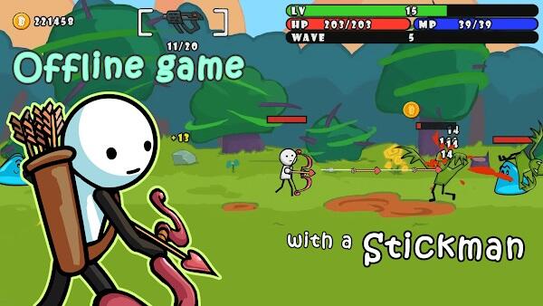 one gun stickman mod apk download