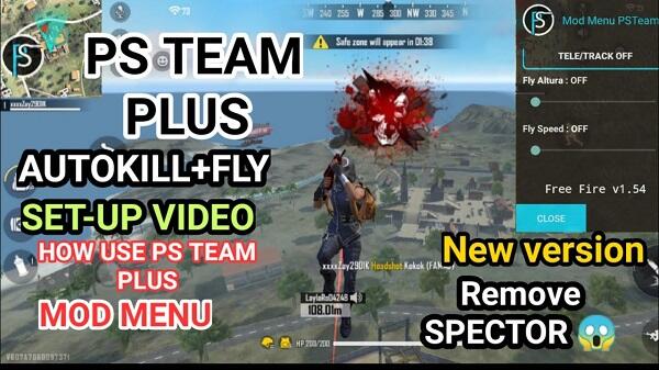 ps team mod menu free fire free download