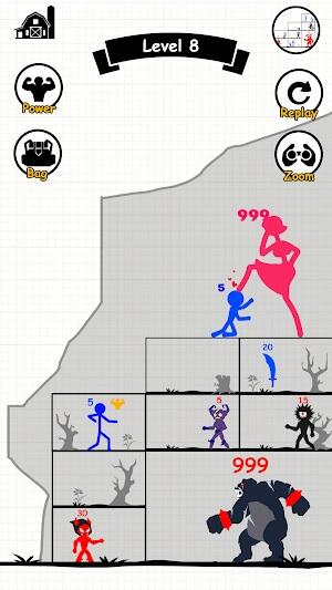 stick fight endless battle mod apk