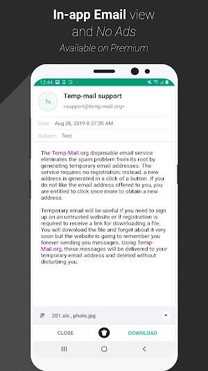 download temp mail mod apk