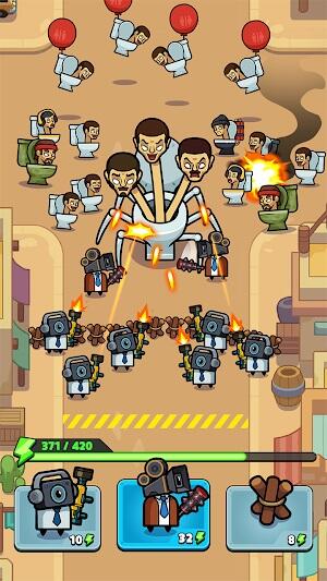 toilet fight police vs zombie mod apk unlimited money