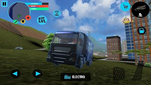 truck driver city crush mod apk