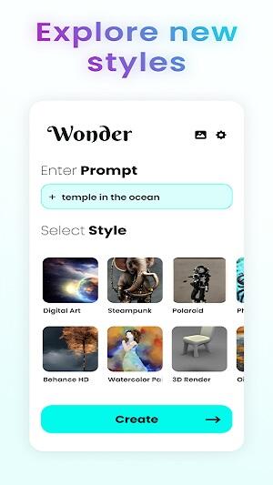 wonder ai art generator mod apk download