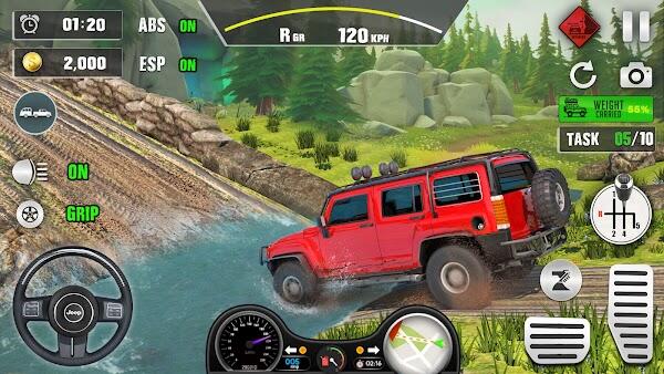 offroad jeep driving parking mod apk download