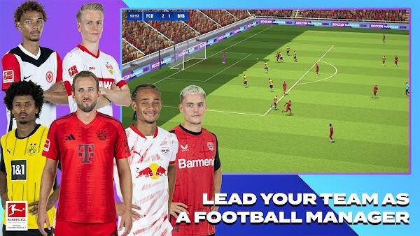 soccer manager 2025 mod apk